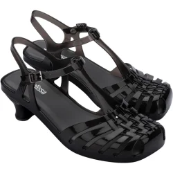 Melissa - Vixen kitten heel - clear black