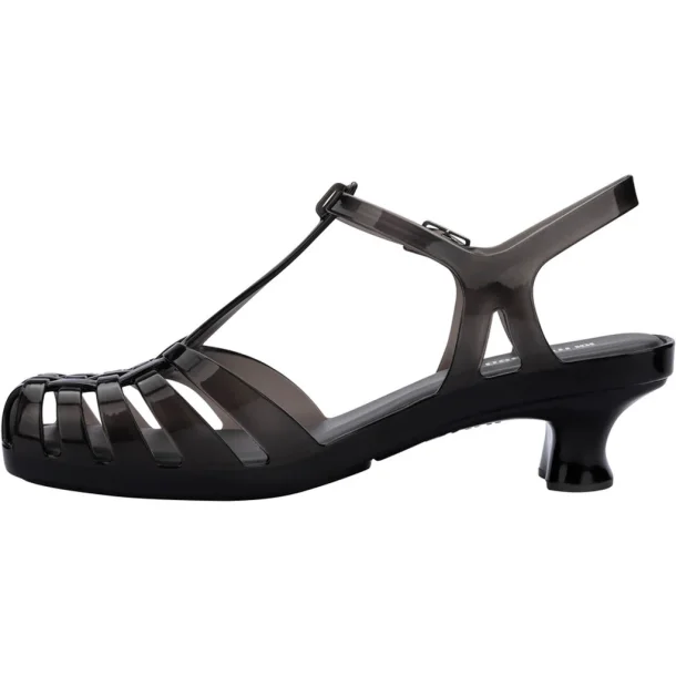 Melissa - Vixen kitten heel - clear black