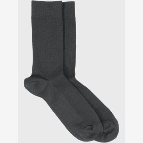 Mrs. Hosiery - Str�mper - Merino fine - Dark Grey
