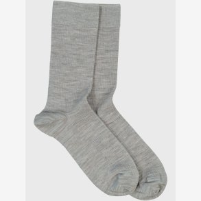 Mrs. Hosiery - Str�mper - Merino fine - Light Grey