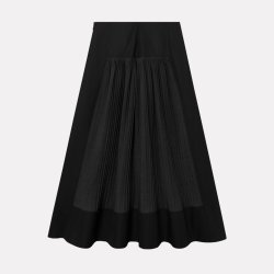 MKDT Studio - Nederdel - Nannel cotton poplin - black