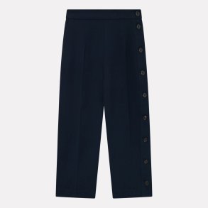 MKDT Studio - Bukser - Panne crepe georgette - navy