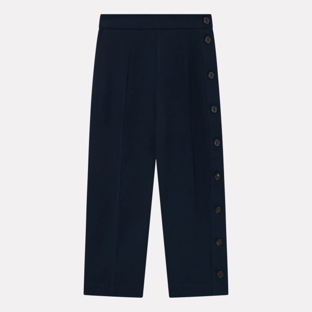 MKDT Studio - Bukser - Panne crepe georgette - navy