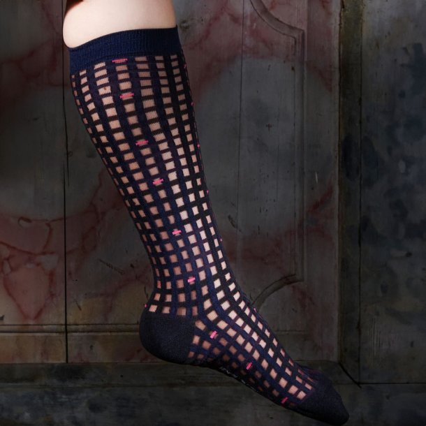 Henrik Vibskov - Str�mper - Navy Check