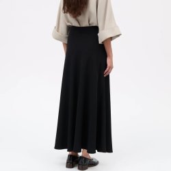 MKDT Studio - Nederdel - Nimo crepe georgette - black