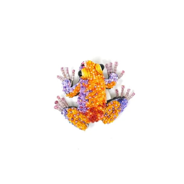 Trovelore - Broche - Orange Dart Frog