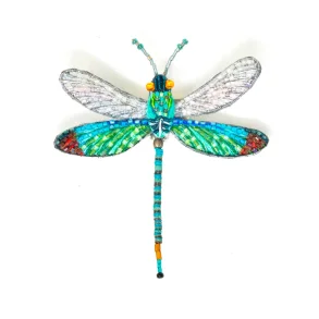Trovelore - Broche - Oriental greenwing dragonfly