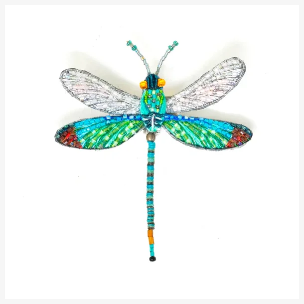 Trovelore - Broche - Oriental greenwing dragonfly
