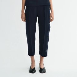 MKDT Studio - Bukser - Panne crepe georgette - navy