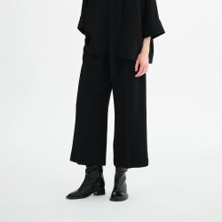 MKDT Studio - Bukser - Pika crepe georgette - black