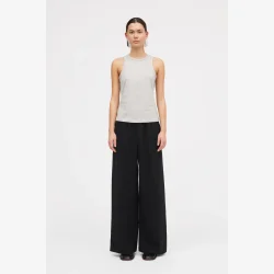 MKDT Studio - Bukser - Palmira crepe georgette - black