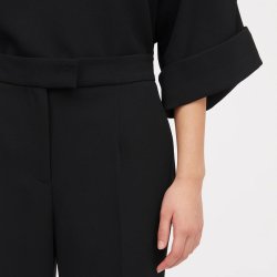 MKDT Studio - Bukser - Phoenix crepe georgette - black
