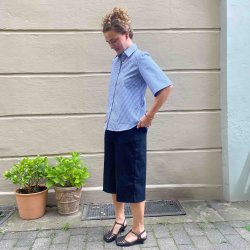 Raffin�e - Skjorte - Regitze - bl� tern
