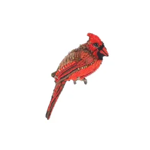Trovelore - Broche - Red cardinal