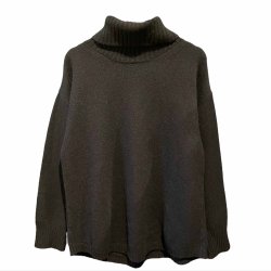 Raffine - Sweater - Rullekrave Sort