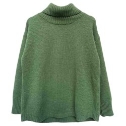 Raffine - Sweater - Rullekrave Grn