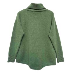 Raffine - Sweater - Rullekrave Grn