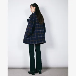 Brixtol Textiles - Jakke - Skye - blue check