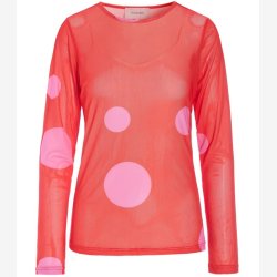 Hunk�n - Bluse - Salem Mesh Blouse - Red