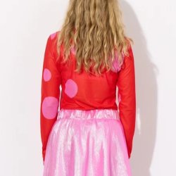Hunk�n - Bluse - Salem Mesh Blouse - Red