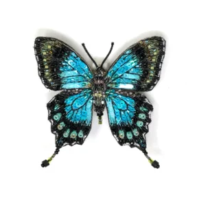 Trovelore - Broche  - Sea green Swallowtail