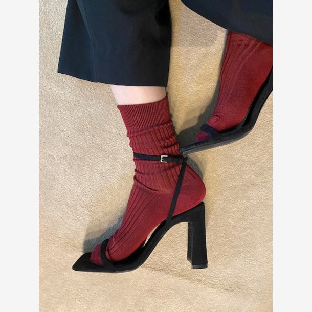 Mrs. Hosiery - Str�mper - Silky fine - Burgundy