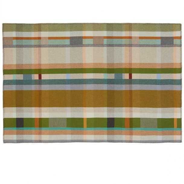 Wallace#Sewell Plaid - Block - Stefano - mid green - 170x250 cm 