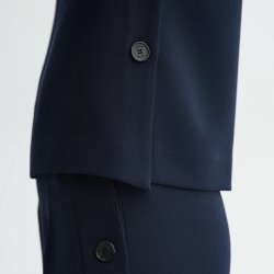 MKDT Studio - Top - Tena crepe georgette - navy