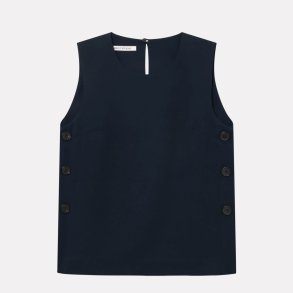 MKDT Studio - Top - Tena crepe georgette - navy