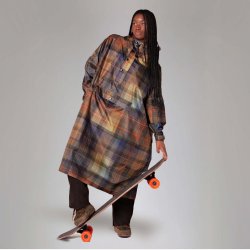 Rainkiss - Regn poncho - Tartan