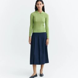 Thinking Mu - Nederdel - Bahia skirt - Blue night
