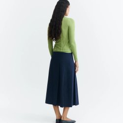Thinking Mu - Nederdel - Bahia skirt - Blue night