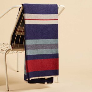 Wallace#Sewell Plaid 142x162 cm - Bauhaus Stolz- Indigo