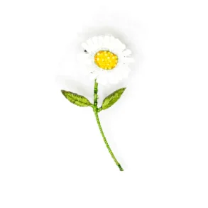  Trovelore - Broche - White daisy