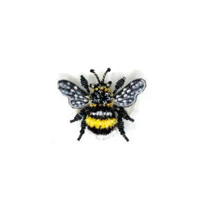 Trovelore - Broche - Yellow banded bee