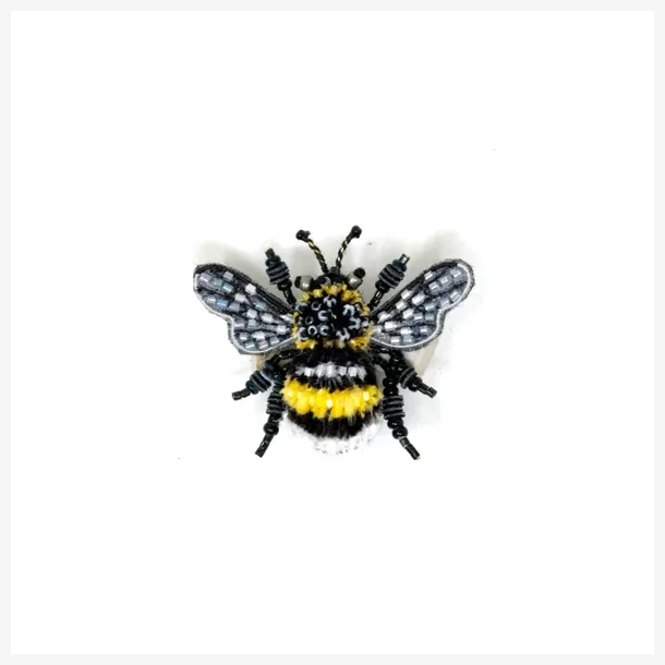 Trovelore - Broche - Yellow banded bee