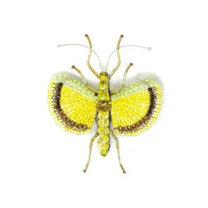 Trovelore - Broche - Yellow umbrella insect