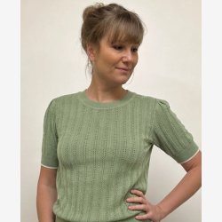 Grobund - Bluse - Almine - sage green