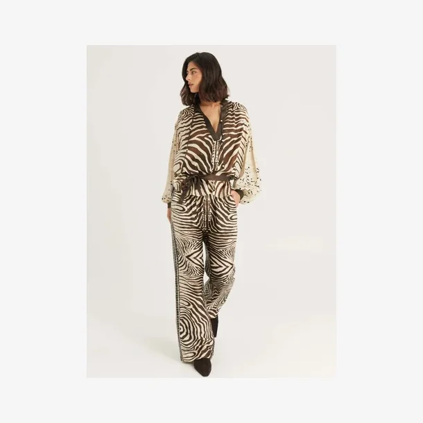 Me369 - bukser - Bailey straight leg - noir muse