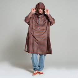 Rainkiss - Regn poncho - Breton Blue
