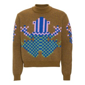Henrik Vibskov - Sweater - Cross Stitch Sweater - mustard frog