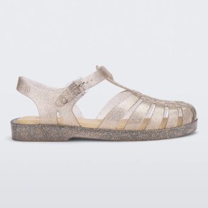 Melissa - sandal - Possession - beige/silver glitter
