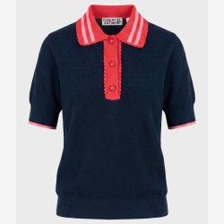 Essentiel Antwerp - Polo - pink/r�d/navy