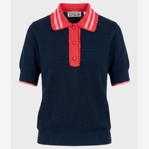 Essentiel Antwerp - Polo - pink/r�d/navy