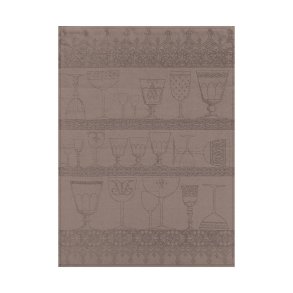Le Jacquard Francais - Viskestykke - Cristal H�r - Black Pebber