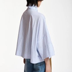 Essentiel Antwerp - Skjorte - Kefir pussy bow tie top - lysebl�/hvid