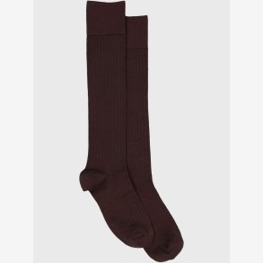 Mrs. Hosiery - Str�mper - Merino knee-high - Burgundy
