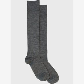 Mrs. Hosiery - Str�mper - Merino knee-high - Dark Grey