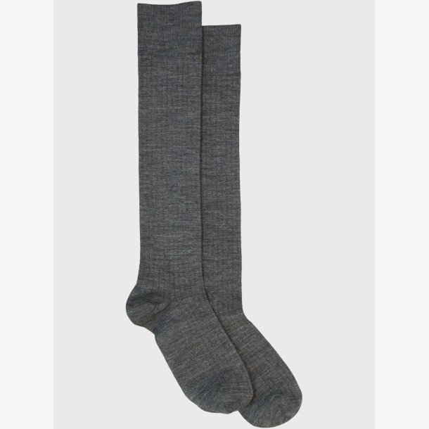 Mrs. Hosiery - Str�mper - Merino knee-high - Dark Grey