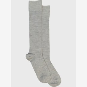 Mrs. Hosiery - Str�mper - Merino knee-high - Light Grey